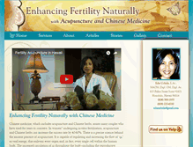 Tablet Screenshot of fertilitytreatmentshawaii.com